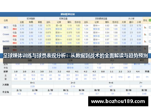 足球媒体训练与球员表现分析：从数据到战术的全面解读与趋势预测